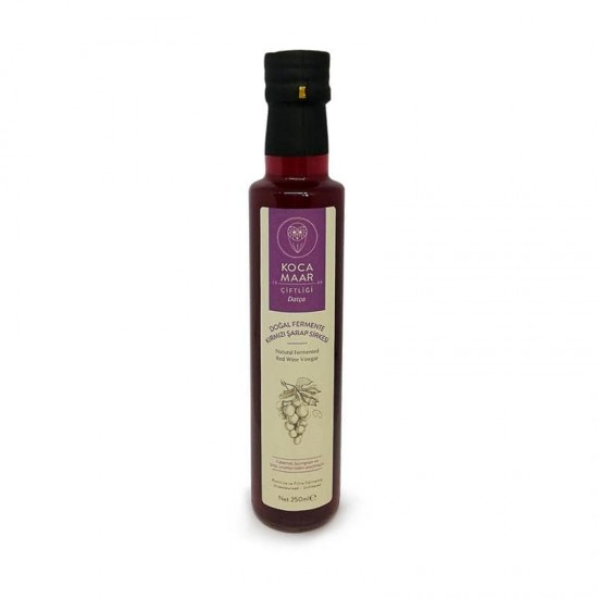Doğal Fermente Kırmızı  Şarap Sirkesi - 250 ml.